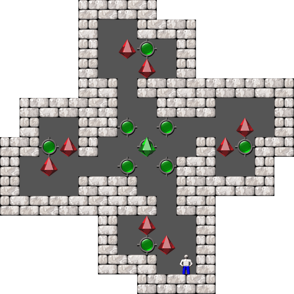 Sokoban David W. Skinner Arranged level 34